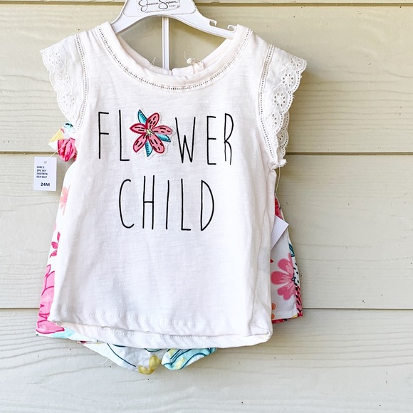 NWT JESSICA SIMPSON FLOWER CHILD BABY GIRL SZ 24 m - Picture 2 of 4